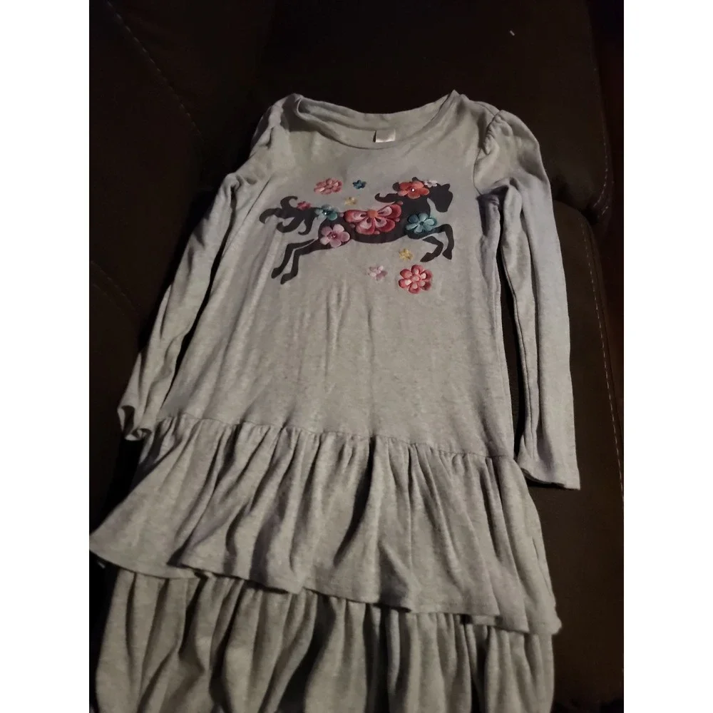 Gymboree outlet wild for‎ horses grey horse dress size 10